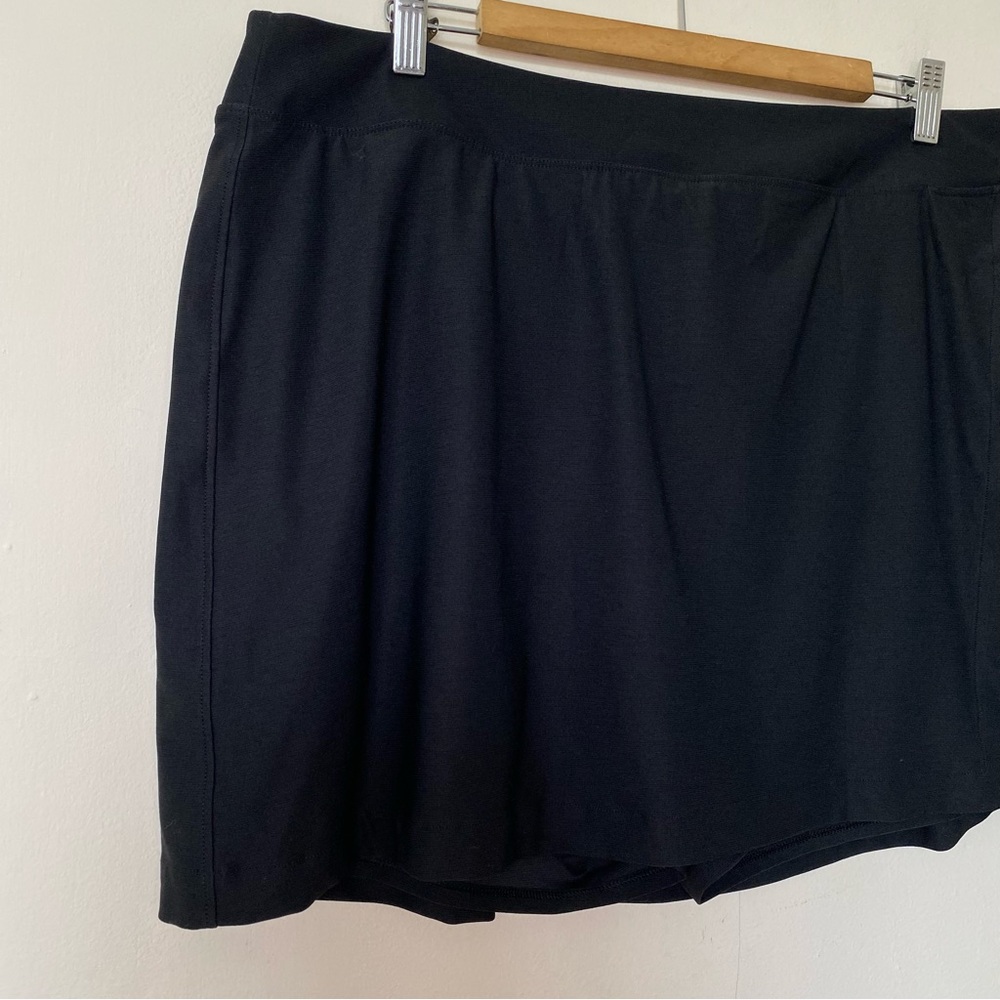 Outdoor Voices Court Active Tennis Skort Side Slit 4.5” Inseam Black Sz XXXL - Picture 5 of 11